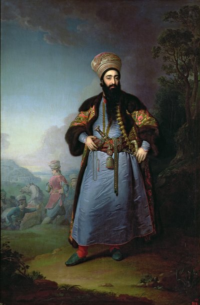 Portrait of Murtaza-Kuli-Khan, brother of Aga-Mahommed, the Persian Shah, 1796 by Vladimir Lukich Borovikovsky